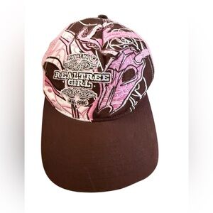 Realtree Women's Pink and Brown Cap